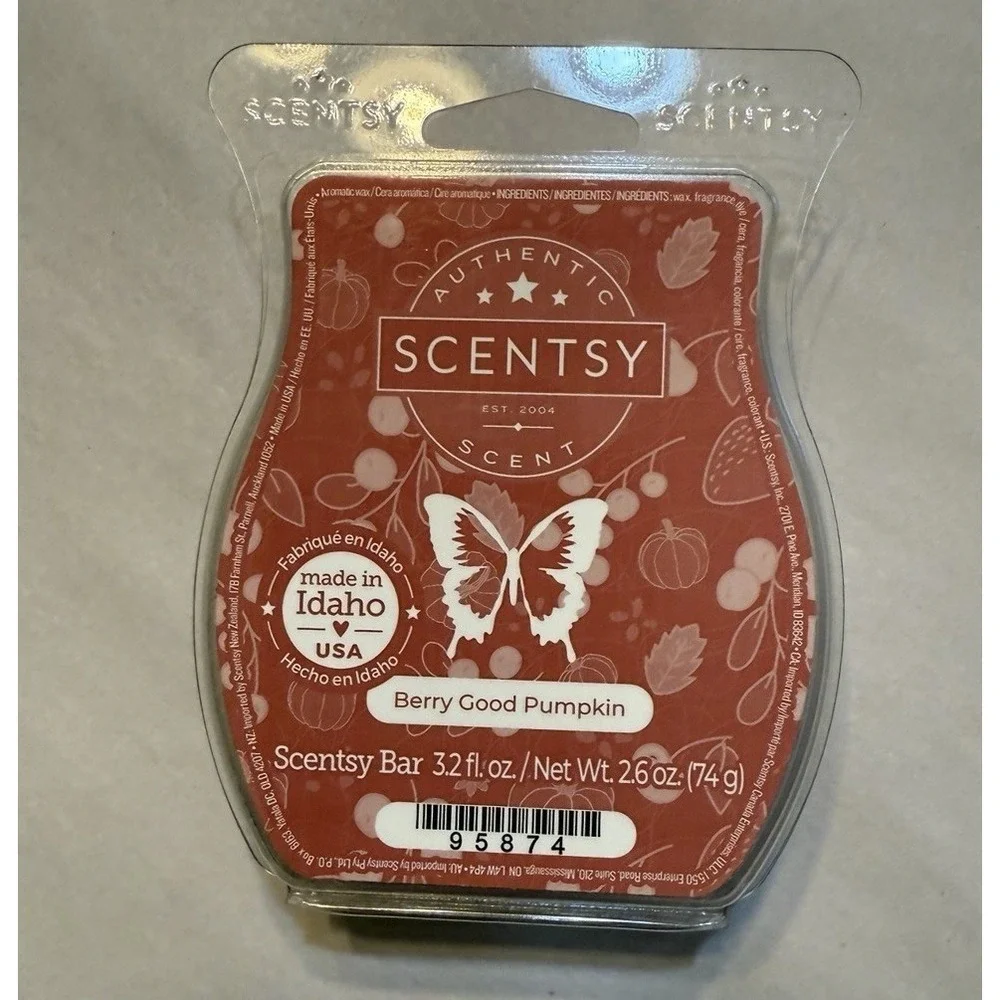 Lot Of 6 Fall‎ Scentsy Bars Autumn Cozy Pumpkin Apple Harvest Woolly Slippers